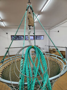 Big Landing Net Aufhängung